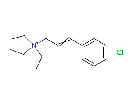 triethyl-cinnamyl-ammonium; chloride