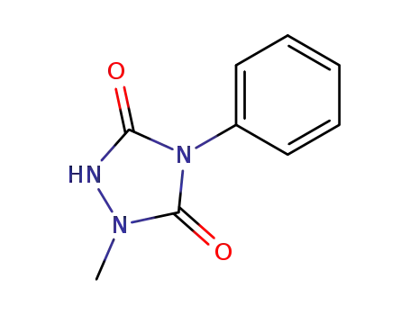 Molecular Structure of 28538-67-2 (1-methyl-4-phenyl-1,2,4-triazolidine-3,5-dionato)
