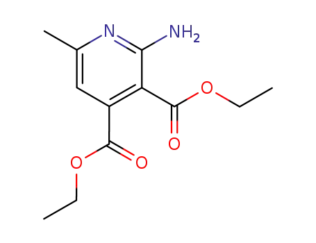 Molecular Structure of 91558-58-6 (diethyl 2-amino-6-methylpyridine-3,4-dicarboxylate)