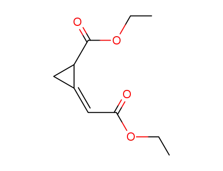 Molecular Structure of 37608-34-7 ((2-ethoxycarbonyl-cyclopropyliden)-acetic acid ethyl ester)