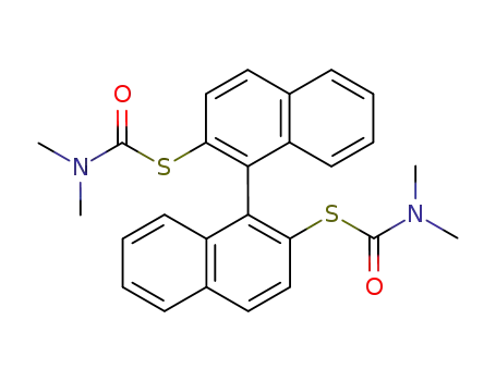 Molecular Structure of 155727-93-8 (Carbamothioic acid, dimethyl-, S,S-1,1-binaphthalene-2,2-diyl ester)