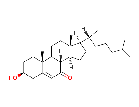 3-hydroxy-10,13-dimethyl-17-(6-methylheptan-2-yl)-1,2,3,4,8,9,11,12,14,15,16,17-dodecahydrocyclopenta[a]phenanthren-7-one cas  59042-88-5
