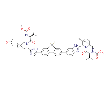 Molecular Structure of 1502655-48-2 (Ledipasvir diacetone)