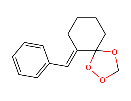 1,2,4-Trioxaspiro[4.5]decane, 6-(phenylmethylene)-, (E)-