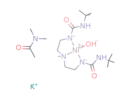 Molecular Structure of 1159806-68-4 (K[Ni(bis[(N'-tert-butylureido)-N-ethyl]-N-methylamine(-2H))(hydroxo)]*DMA)