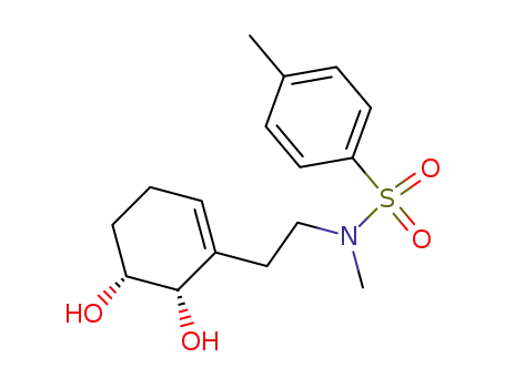N-[2-((5R,6S)-5,6-Dihydroxy-cyclohex-1-enyl)-ethyl]-4,N-dimethyl-benzenesulfonamide