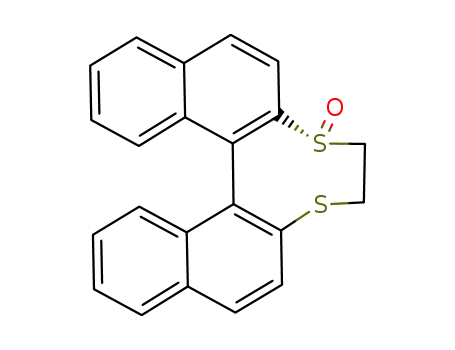 Molecular Structure of 124414-33-1 (Dinaphtho<2,1-d:1',2'-f><1,4>dithiocane S-oxide)