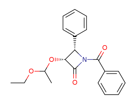 2-Azetidinone,1-benzoyl-3-(1-ethoxyethoxy)-4-phenyl-