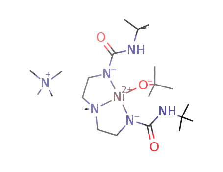 Molecular Structure of 1159806-80-0 ([tetramethylammonium][Ni(bis[(N'-tert-butylureido)-N-ethyl]-N-methylamine(-2H))(tert-butoxide)])