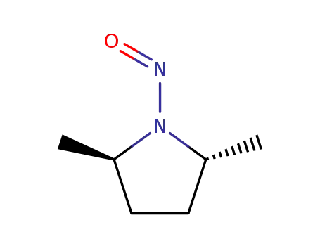 Molecular Structure of 55556-86-0 (2,5-DIMETHYL-N-NITROSOPYRROLIDINE)