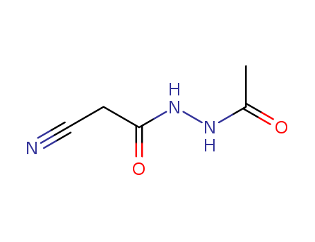 Acetic acid, 2-cyano-,2-acetylhydrazide cas  55819-76-6