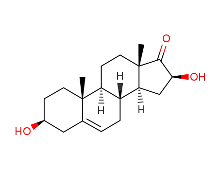 Molecular Structure of 1159-68-8 (16α-hydroxy-3β-dehydroepiandrosterone)