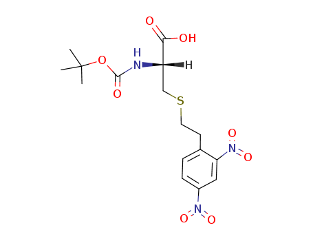 L-Cysteine, N-[(1,1-dimethylethoxy)carbonyl]-S-[2-(2,4-dinitrophenyl)ethyl]-