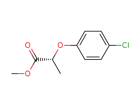 Molecular Structure of 99210-92-1 (Propanoic acid, 2-(4-chlorophenoxy)-, methyl ester, (R)-)