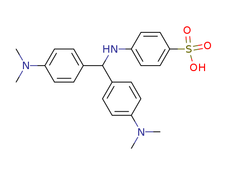 Benzenesulfonic acid,4-[[bis[4-(dimethylamino)phenyl]methyl]amino]-