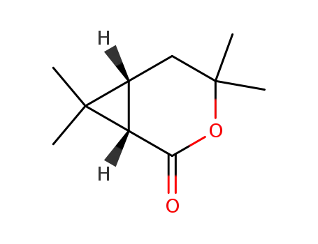 Molecular Structure of 14087-71-9 ((1S)-CHRYSANTHEMOLACTONE)