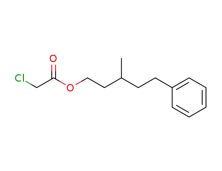 3-methyl-5-phenyl-1-pentanyl chloroacetate
