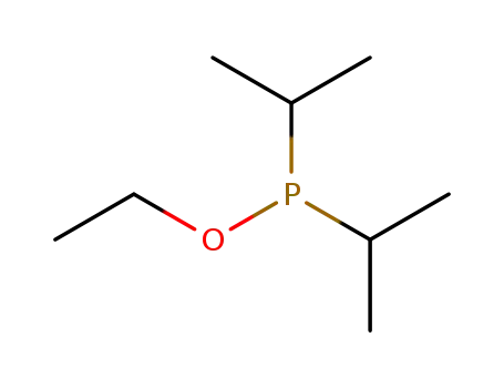 Molecular Structure of 6225-99-6 (Phosphinous acid, bis(1-methylethyl)-, ethyl ester)