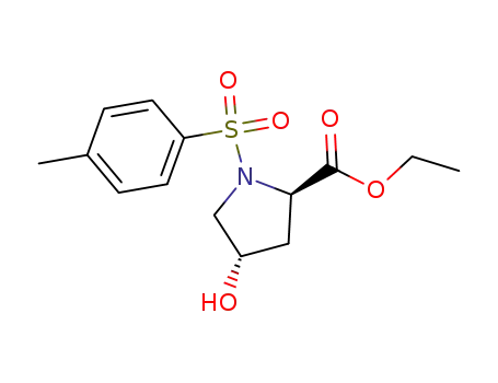 D-Proline, 4-hydroxy-1-[(4-methylphenyl)sulfonyl]-, ethyl ester, trans-