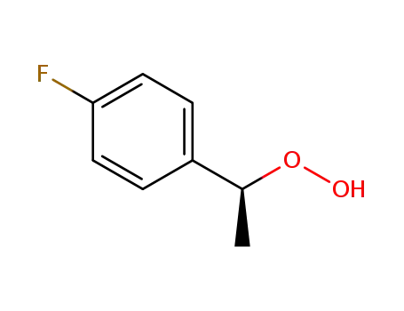 (S)-[1-(p-fluoro)phenyl]ethylhydroperoxide