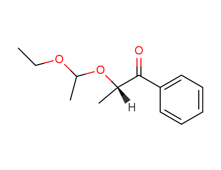 Molecular Structure of 100560-59-6 (1-Propanone, 2-(1-ethoxyethoxy)-1-phenyl-)