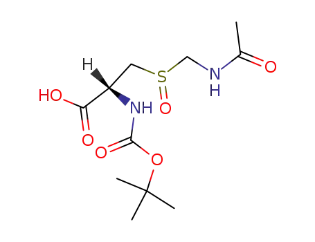 Molecular Structure of 75893-04-8 (Boc-Cys(Acm)(O)-OH)