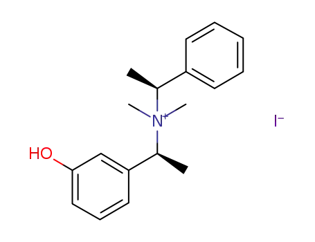 Molecular Structure of 1412902-91-0 ((S)-1-(3-hydroxyphenyl)-N,N-dimethyl-N-((S)-1-phenylethyl)ethanaminium iodide)