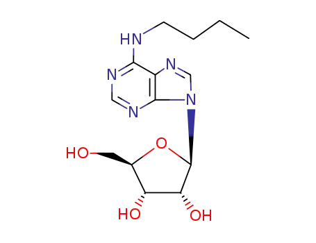 Molecular Structure of 23096-10-8 (N-butyl-9-pentofuranosyl-9H-purin-6-amine)