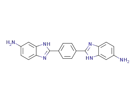 Molecular Structure of 28689-19-2 (2,2'-(1,4-phenylene)bis(5-amino-1H-benzimidazol))