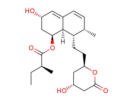 Butanoicacid, 2-methyl-,(1S,3S,7S,8S,8aR)-1,2,3,7,8,8a-hexahydro-3-hydroxy-7-methyl-8-[2-[(2R,4R)-tetrahydro-4-hydroxy-6-oxo-2H-pyran-2-yl]ethyl]-1-naphthalenylester, (2S)-