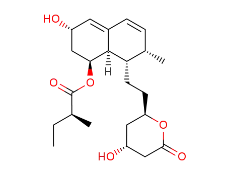 Molecular Structure of 85956-22-5 (Pravastatin Lactone)