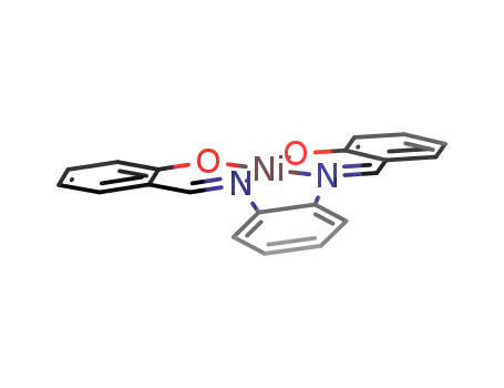 Molecular Structure of 14406-71-4 ([[2,2'-[1,2-phenylenebis(nitrilomethylidyne)]bis[phenolato]] (2-)-N,N',O,O']-Nickel)