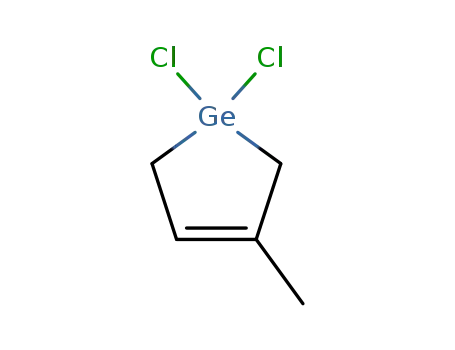Molecular Structure of 5764-77-2 (1,1-Dichloro-3-methylgermacyclopenta-3-ene)