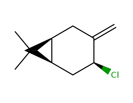 Molecular Structure of 99530-90-2 (4β-chloro-3(10)-carene)