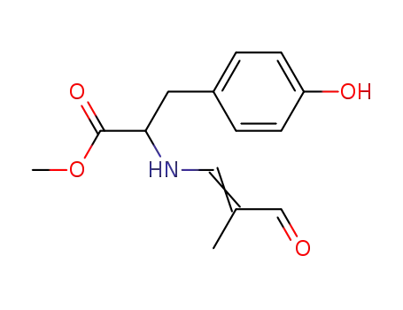 3-(4-Hydroxy-phenyl)-2-((E)-2-methyl-3-oxo-propenylamino)-propionic acid methyl ester