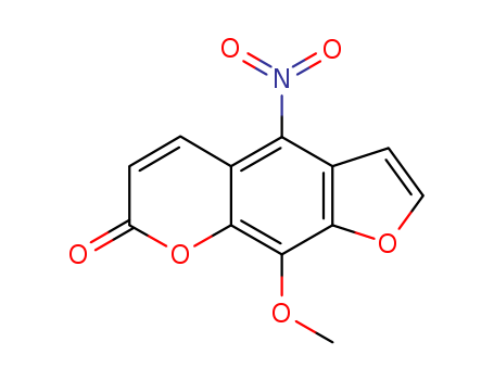 7H-Furo[3,4-g][1]benzopyran-7-one, 9-methoxy-4-nitro- (8CI 9CI) cas  1930-56-9