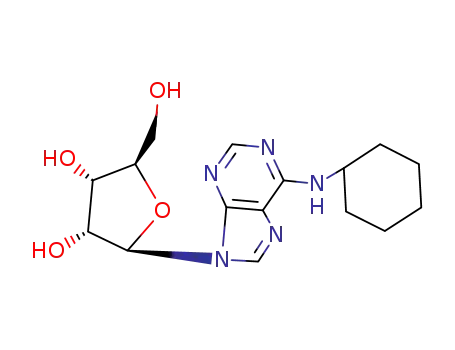Molecular Structure of 36396-99-3 (N6-CYCLOHEXYLADENOSINE)