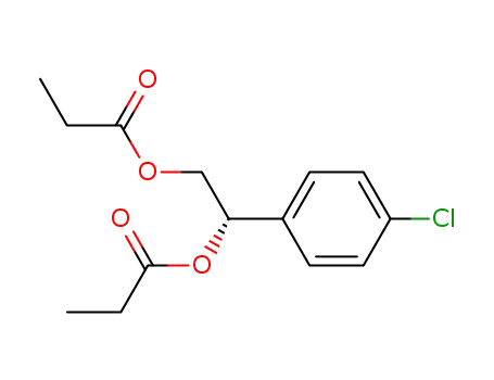 1,2-Ethanediol, 1-(4-chlorophenyl)-, dipropanoate, (S)-