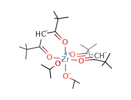 zirconium diisopropoxide bis(2,2,6,6-tetramethyl-3,5-heptanedionate)