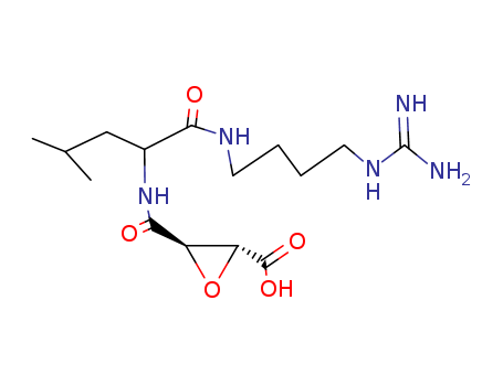 (L-3-TRANS-CARBOXYOXIRANE-2-CARBONYL)-L-LEUCYLAGMATINE HEMIHYDRATE