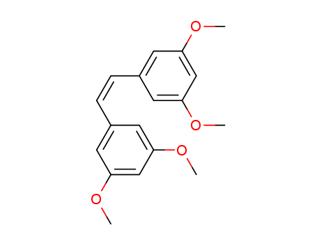 Molecular Structure of 125910-10-3 (Benzene, 1,1'-(1Z)-1,2-ethenediylbis[3,5-dimethoxy-)