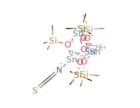 Sn4(μ4-O)(μ2-OSiMe3)5(η1-N=C=S)