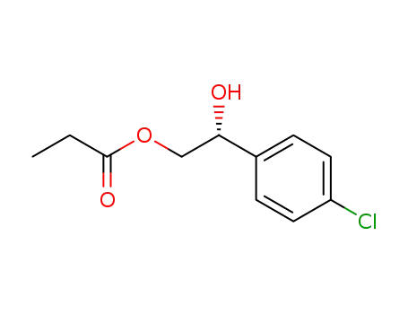 1,2-Ethanediol, 1-(4-chlorophenyl)-, 2-propanoate, (R)-