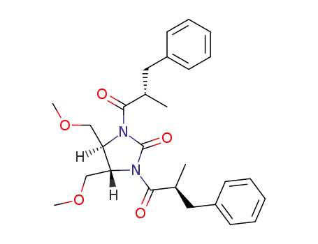 (4S,5S)-1,3-di(3-phenyl-2-methylpropionyl)-4,5-di(methoxymethyl)imidazolidin-2-one