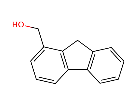 Molecular Structure of 73728-55-9 (9H-Fluorene-2-methanol)