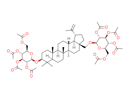 3,28-di-O-(2,3,4,6-tetra-O-acetyl-β-D-glucopyranosyl)betulin