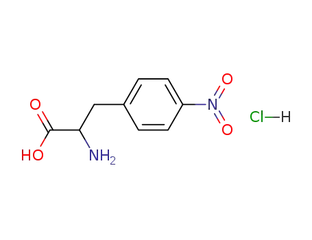 Molecular Structure of 147065-06-3 (4-Nitro-D-phenylalanine hydrochloride)