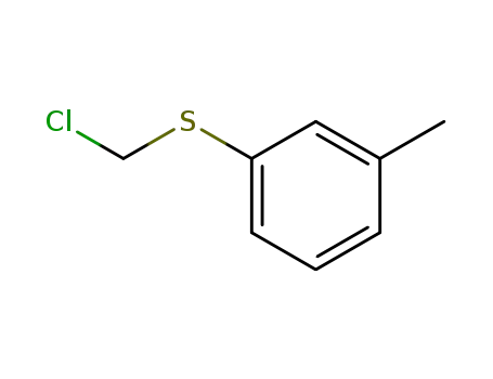 Molecular Structure of 35657-16-0 (m-(Chloromethylthio)toluene)