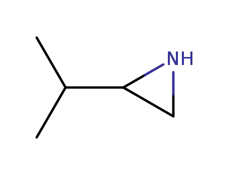 Molecular Structure of 13639-42-4 (Aziridine, 2-(1-methylethyl)-)