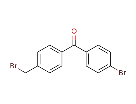 Molecular Structure of 207113-20-0 (Methanone, [4-(bromomethyl)phenyl](4-bromophenyl)-)